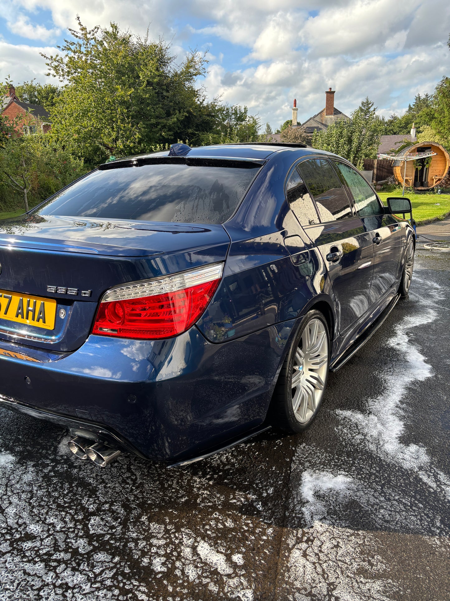 BMW 5 Series E60 Full Lip Kit – Gloss Black (Front, Sides & Rear)