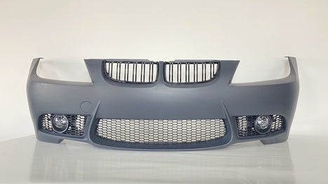 BMW 3 Series E90 PRE LCI 2005-2008 M3 looking front bumper with fog lamp