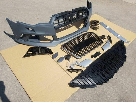 Audi A6 2015-2018 RS6 front bumper (CHROME FRAME )
