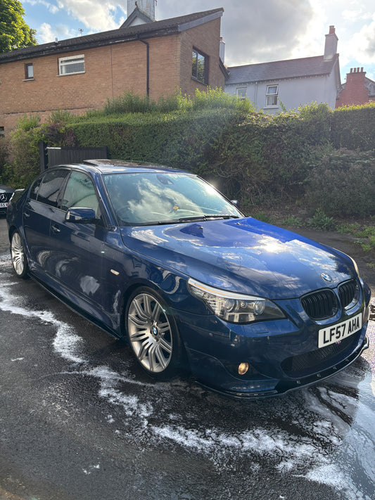 BMW 5 Series E60 Full Lip Kit – Gloss Black (Front, Sides & Rear)