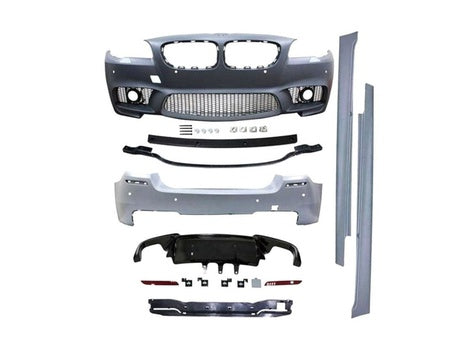 BMW 5 Series F10 2010-2017 M5 looking body kit with fog light holes
