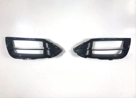 Mercedes C class W205 C63 front bumper facelift looking with black trims