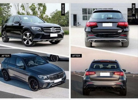 Mercedes glc x253 2017+ amg63s looking body kit