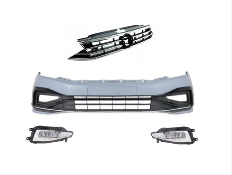 VW Passat B8.5 R-Line front bumper designed to fit both the B8 and B8.5